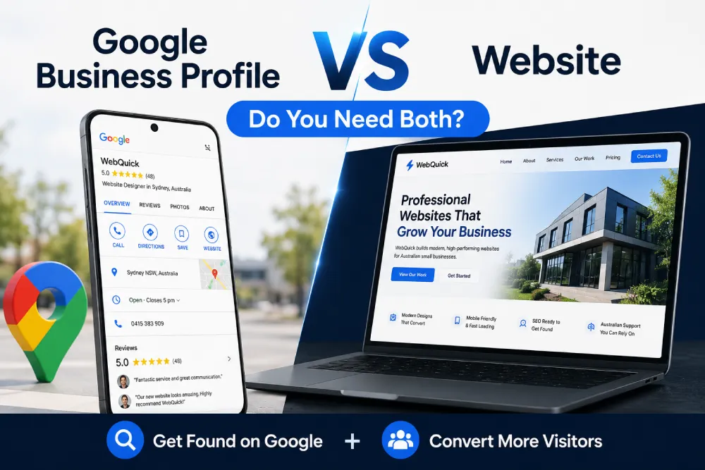 Google Business Profile vs Website: Do You Need Both?
